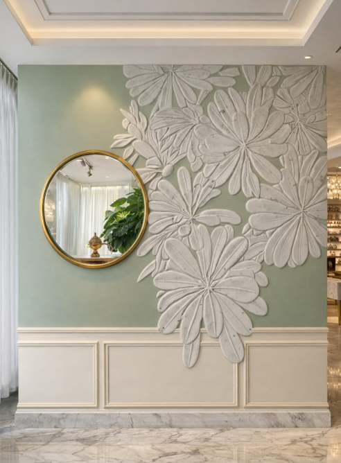 Royal Cranes Harmony Mural