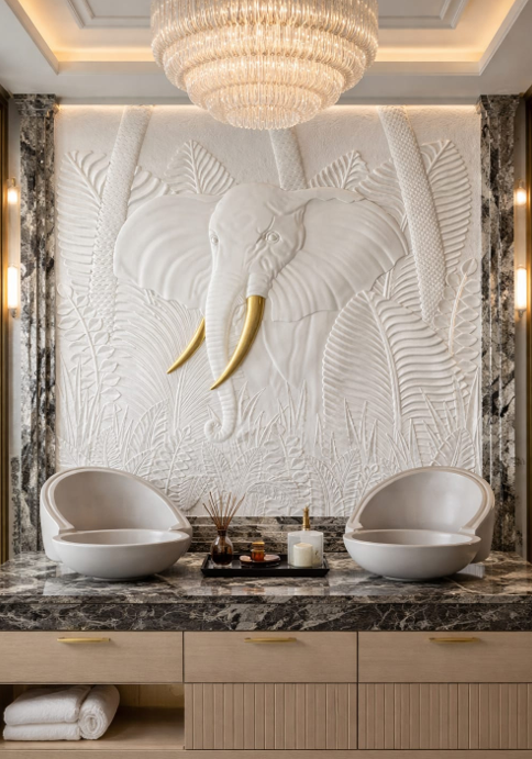 Whispering Meadow Floral Headboard Panel