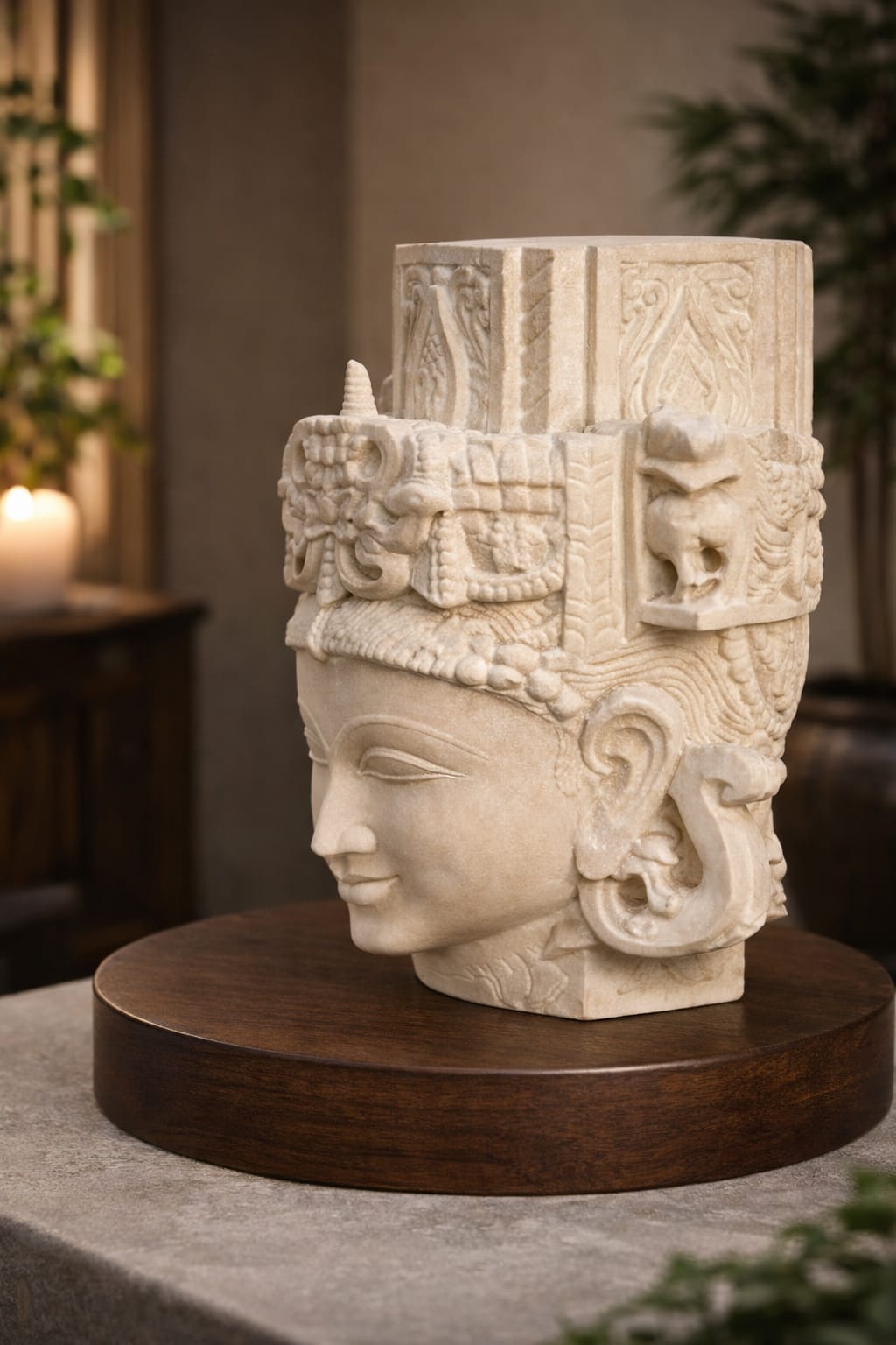 Marble Relic Head – Classical Era