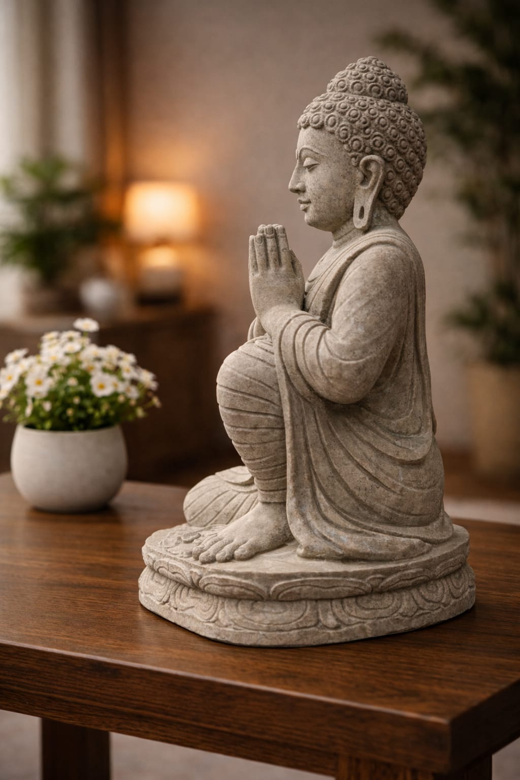 Antique Buddha – Stone Enlightenment