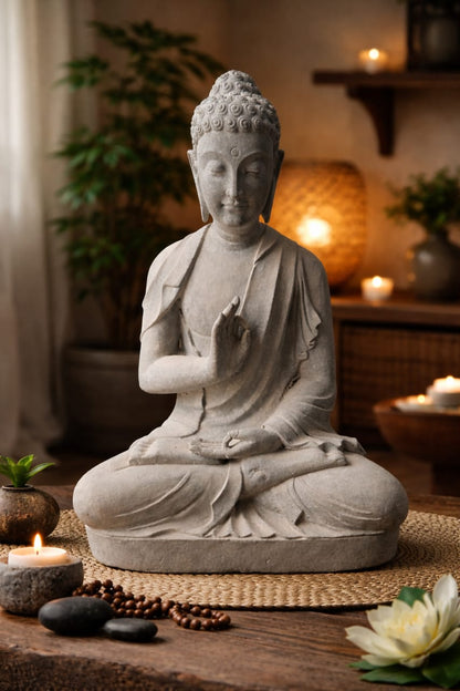 Marble Buddha – Silent Grace