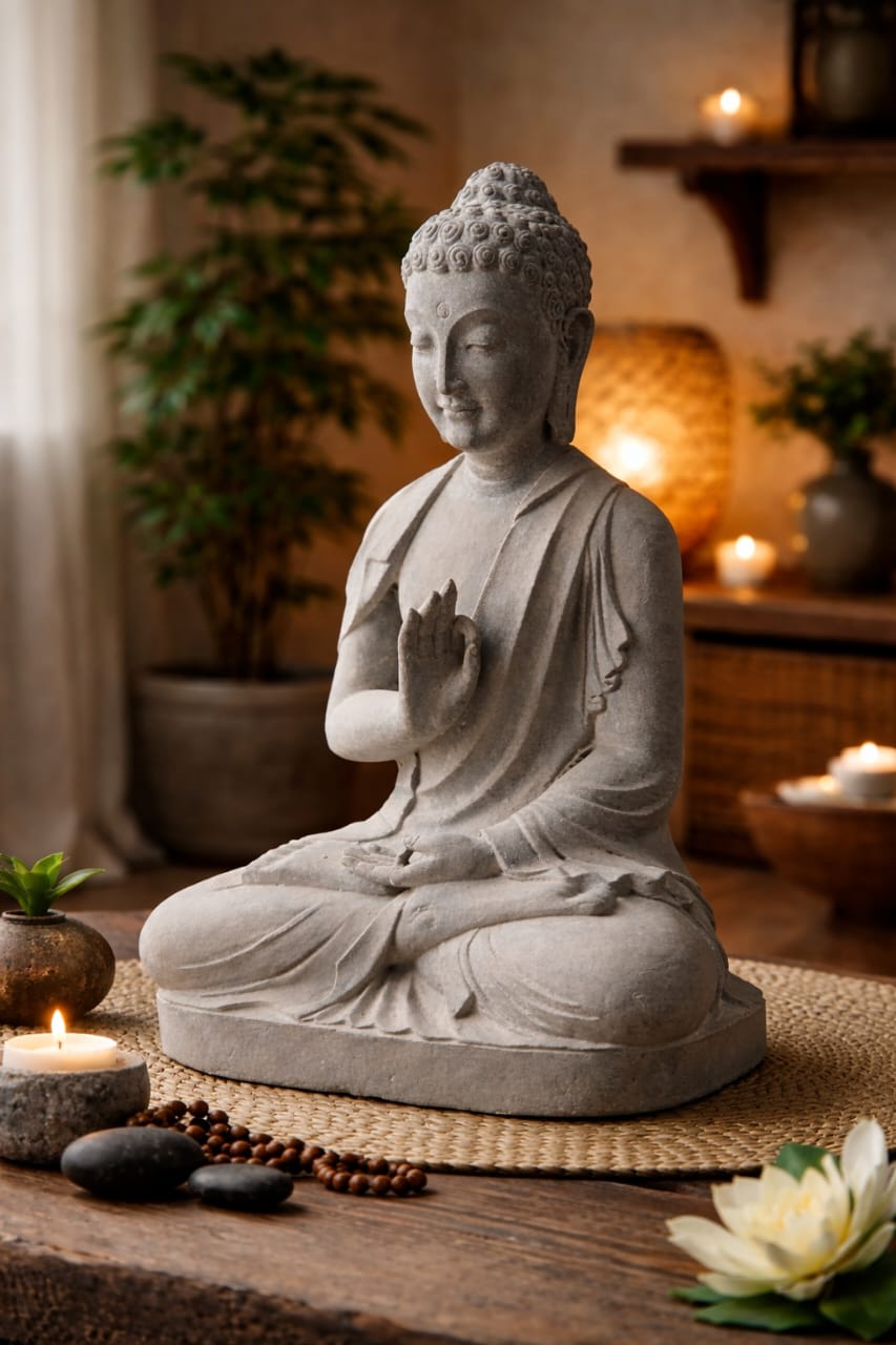 Marble Buddha – Silent Grace