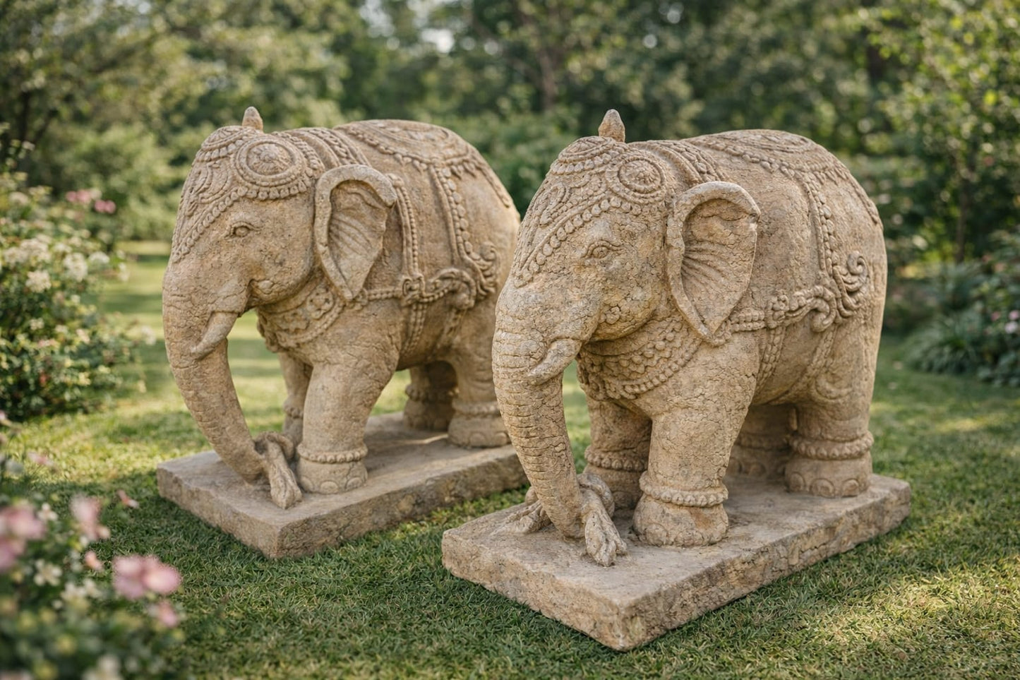 Stone Elephant – Heritage Carving