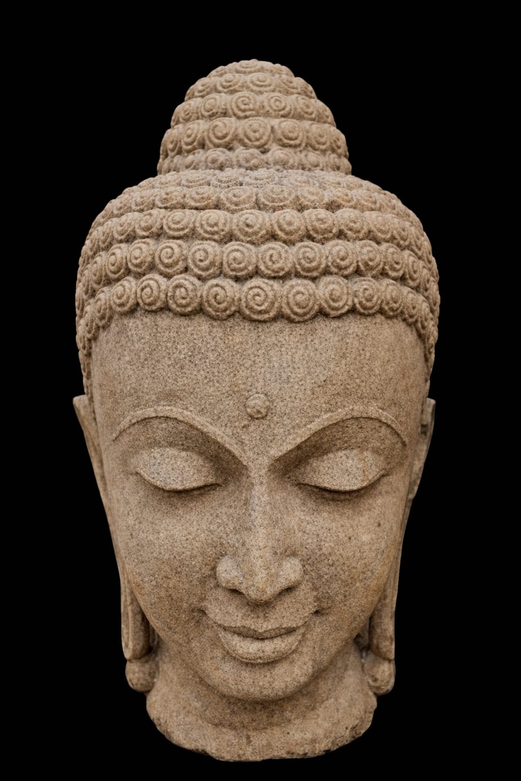 Garden Buddha Head – Zen Stone