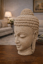 Garden Buddha Head – Zen Stone