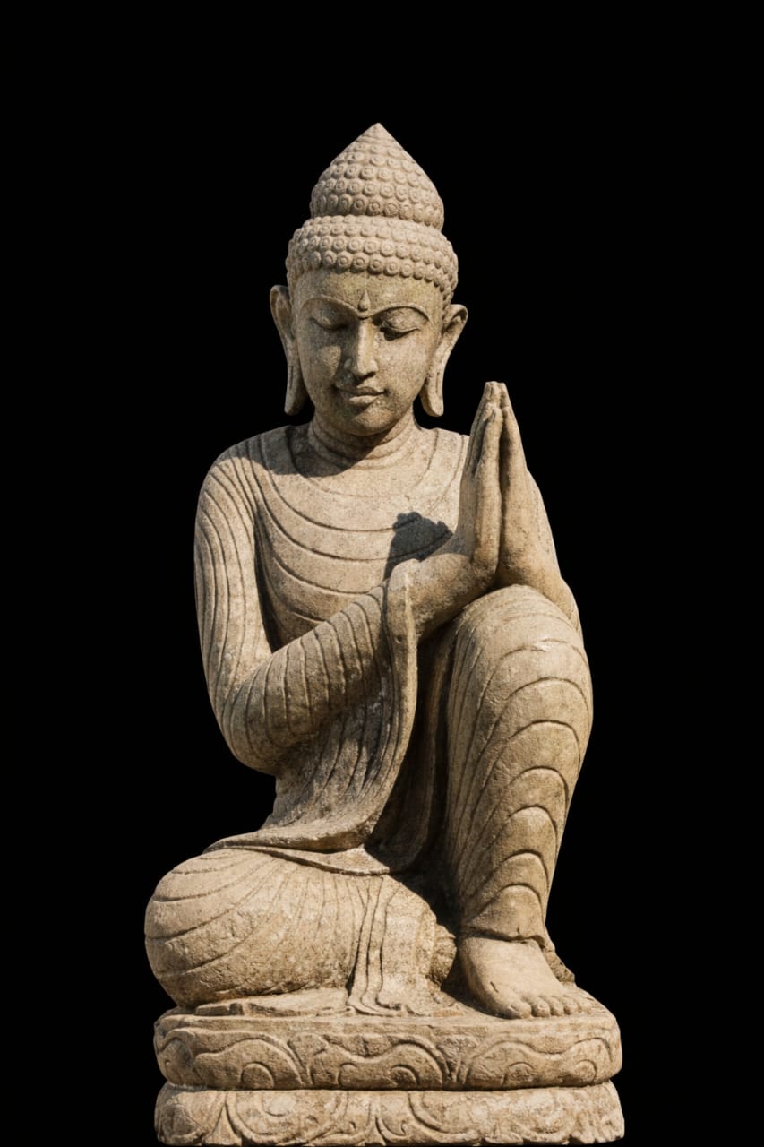 Sandstone Buddha – Monumental Calm