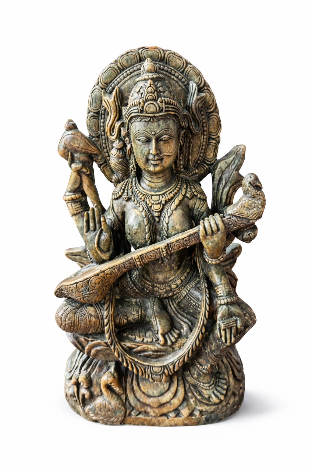 Saraswati – Emerald Stone Grace