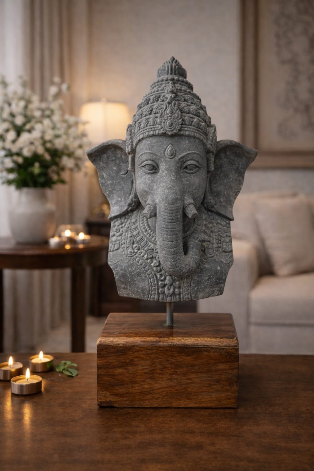 Ganpati with Riddhi & Siddhi