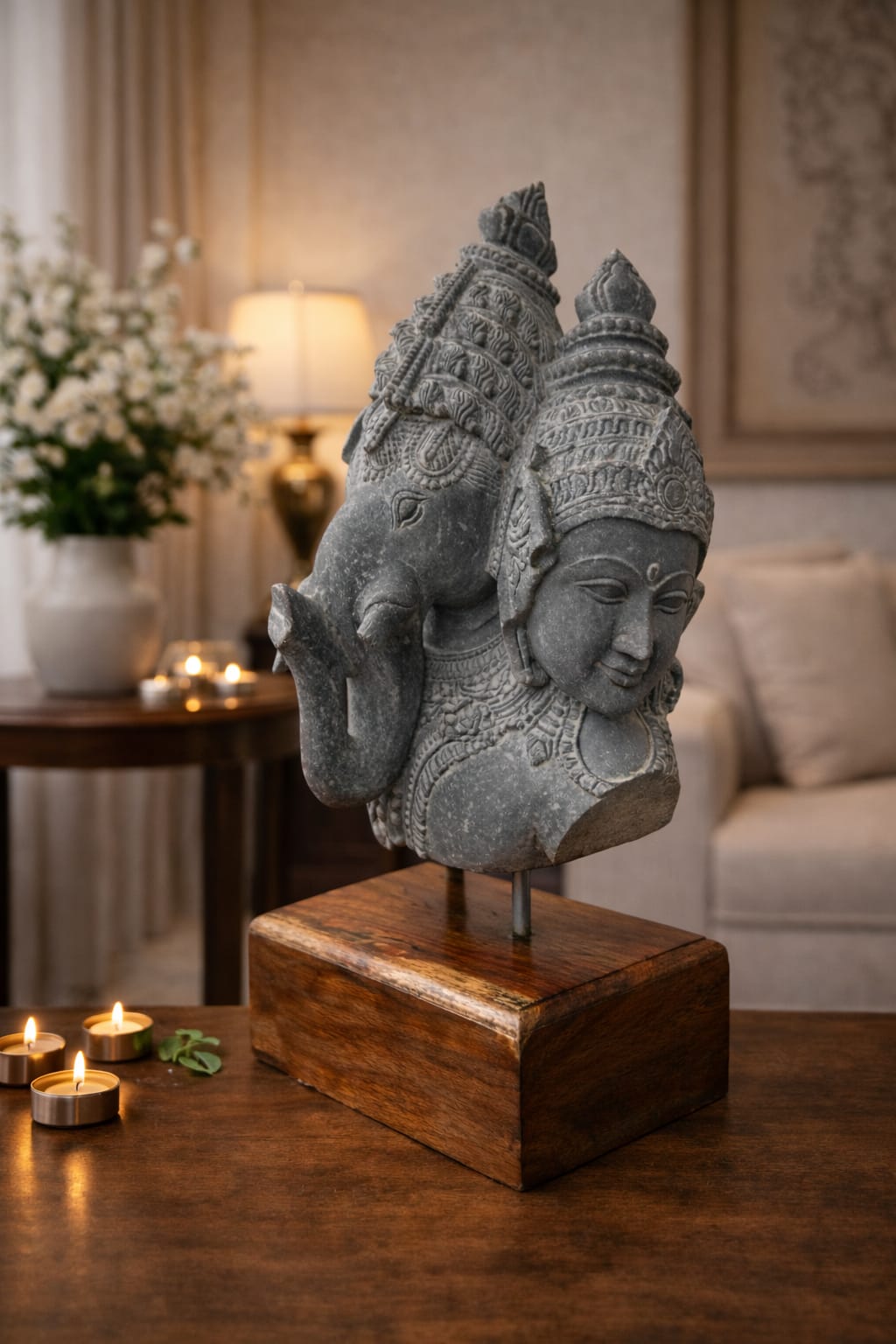 Ganpati with Riddhi & Siddhi