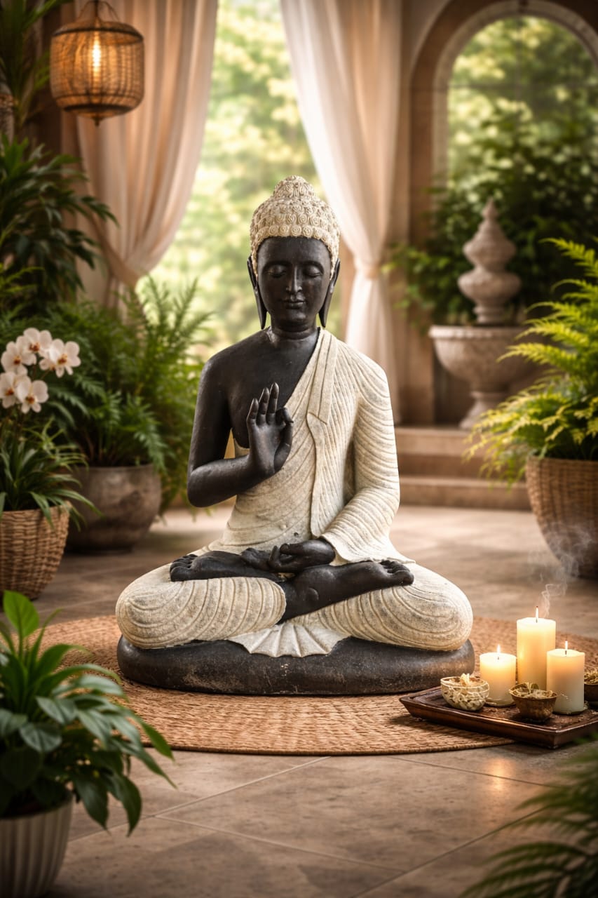 Garden Buddha – Stone Meditation