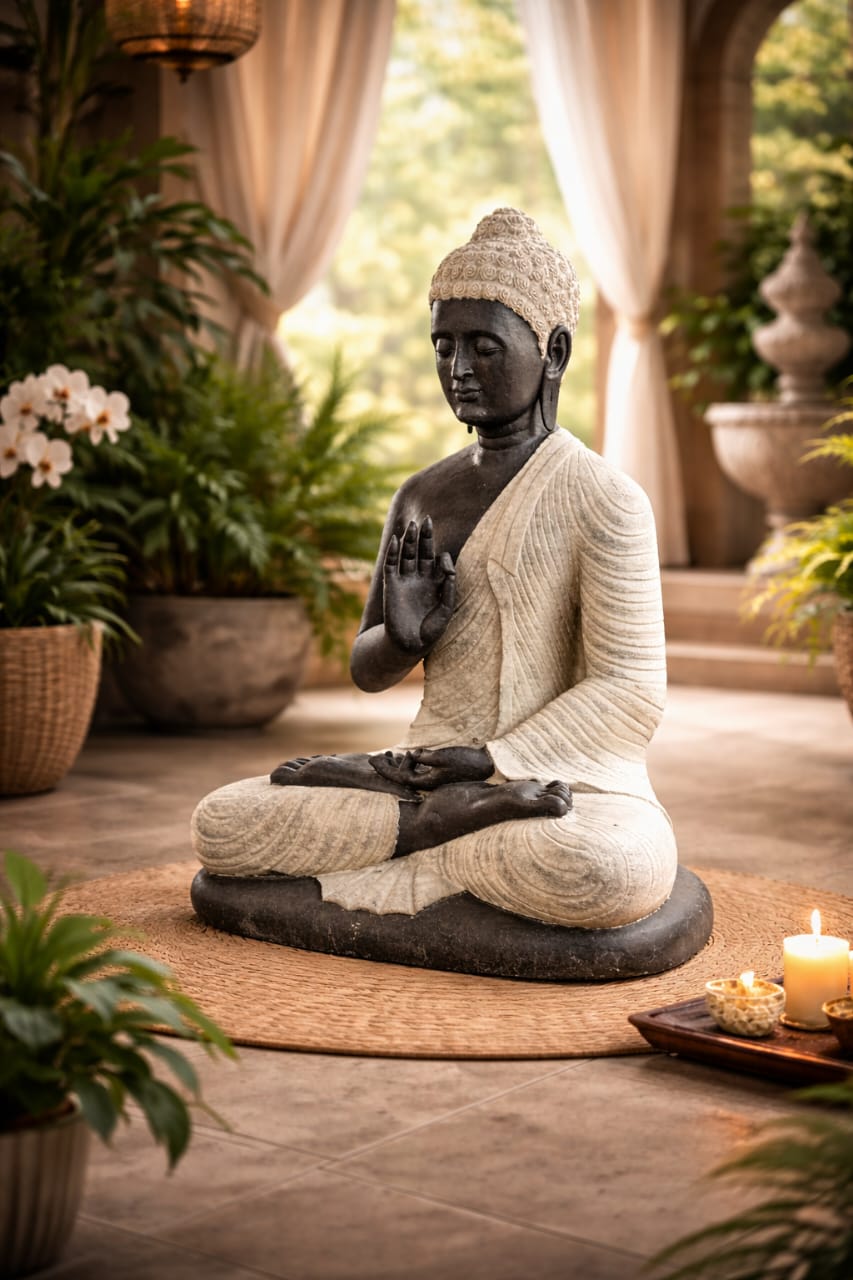 Garden Buddha – Stone Meditation