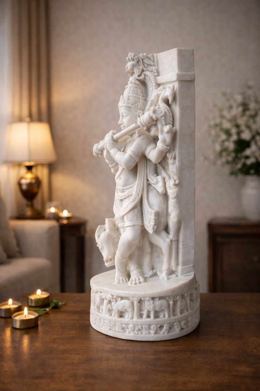Krishna – Marble Divinity