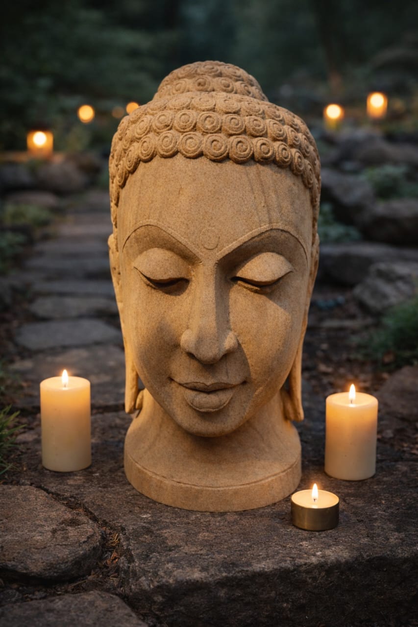 Monumental Buddha Head
