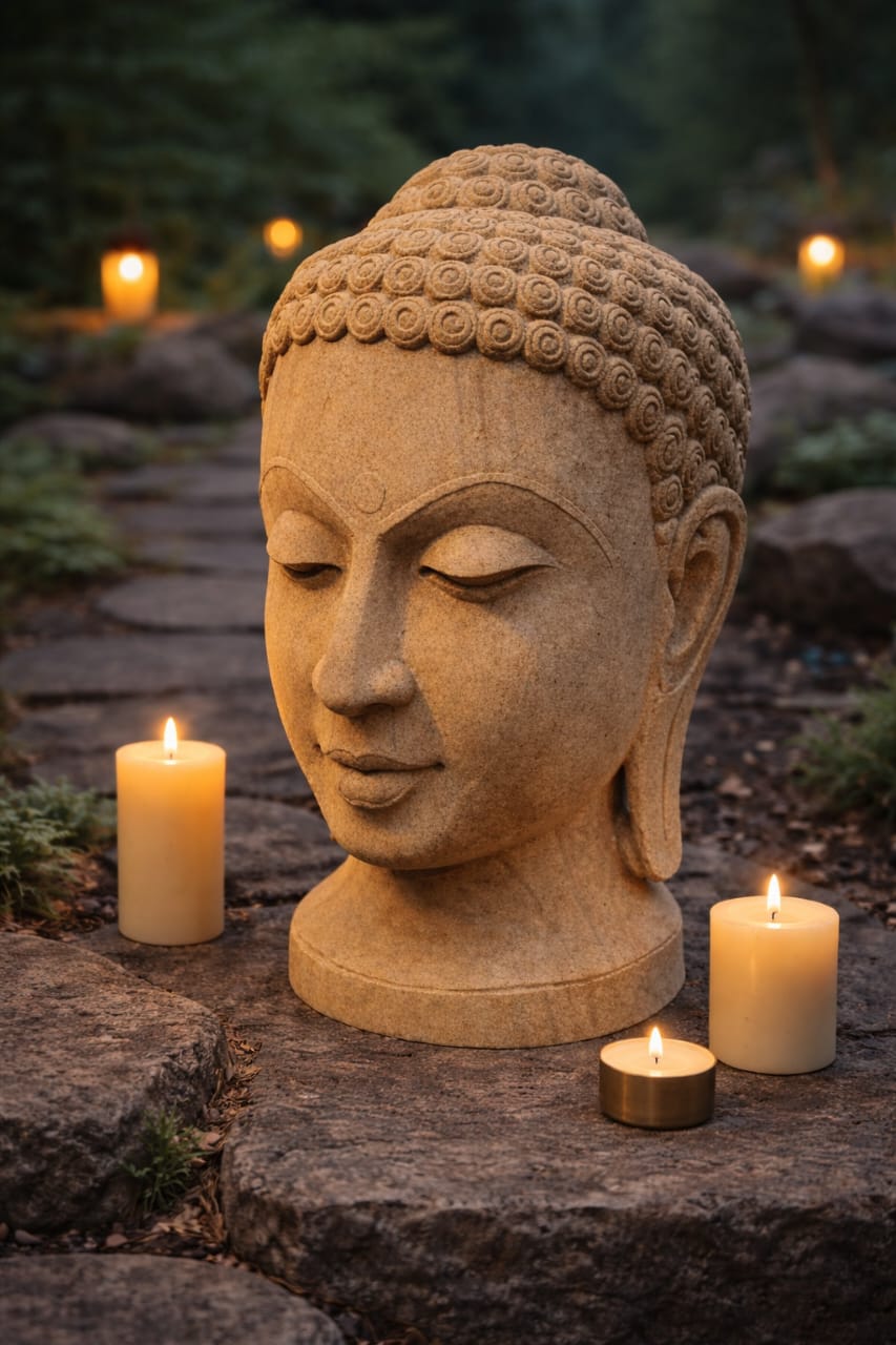 Monumental Buddha Head