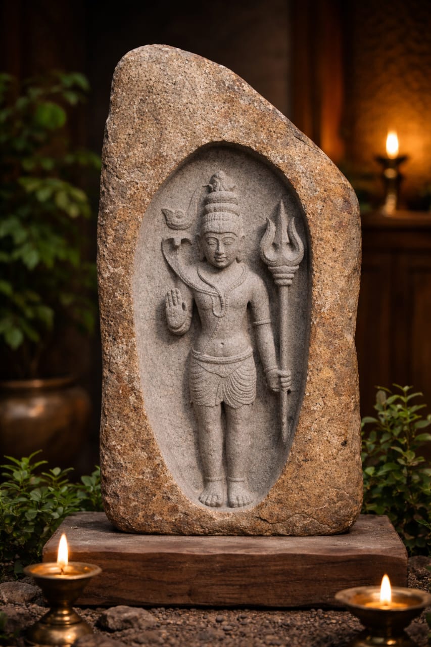 Inscribed Shiva – Stone Testament