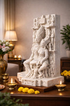 Shiv–Parvati – Marble Harmony