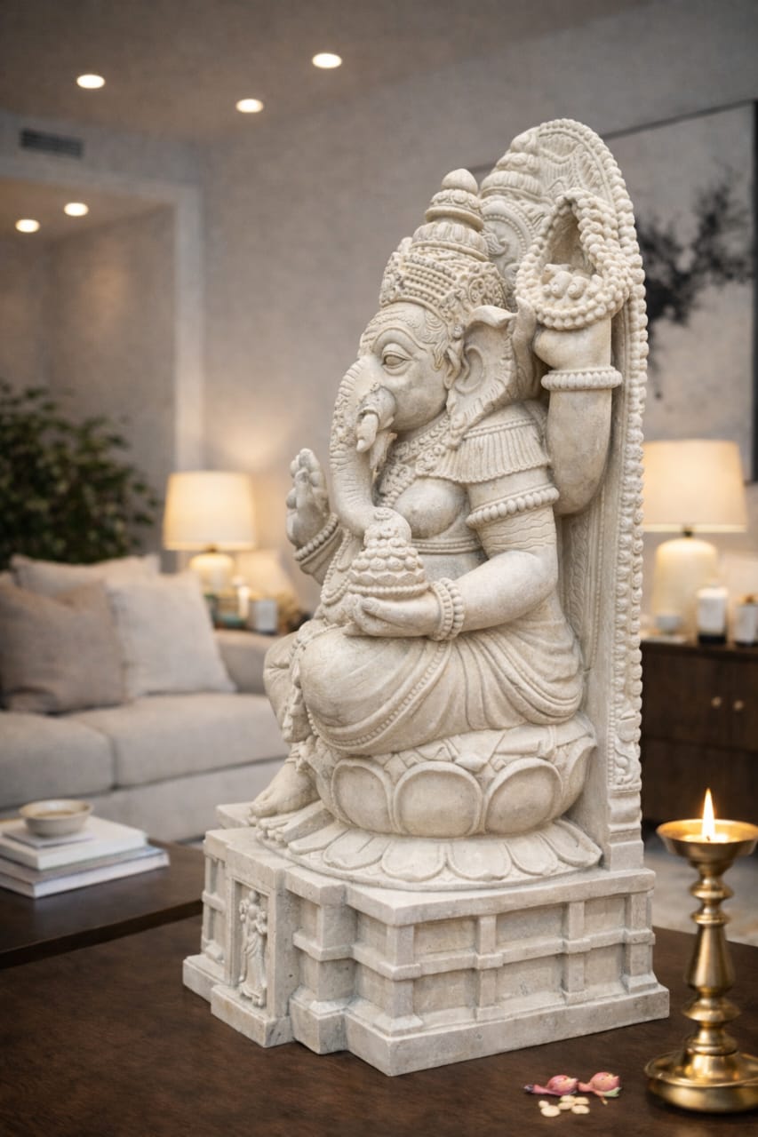 Stone Ganesh – Eternal Carving