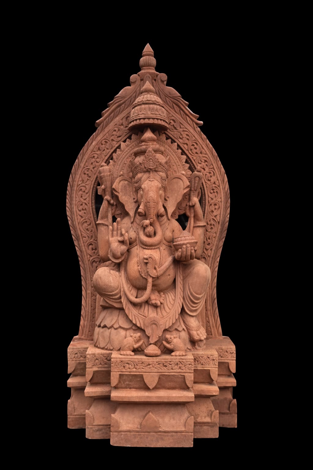 Sandstone Ganesh – Sacred Strength