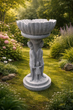 Garden Bird Bath – Classic Stone