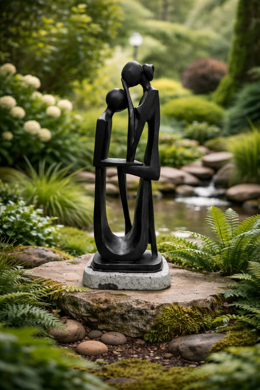 Caring Couple – Stone Affection