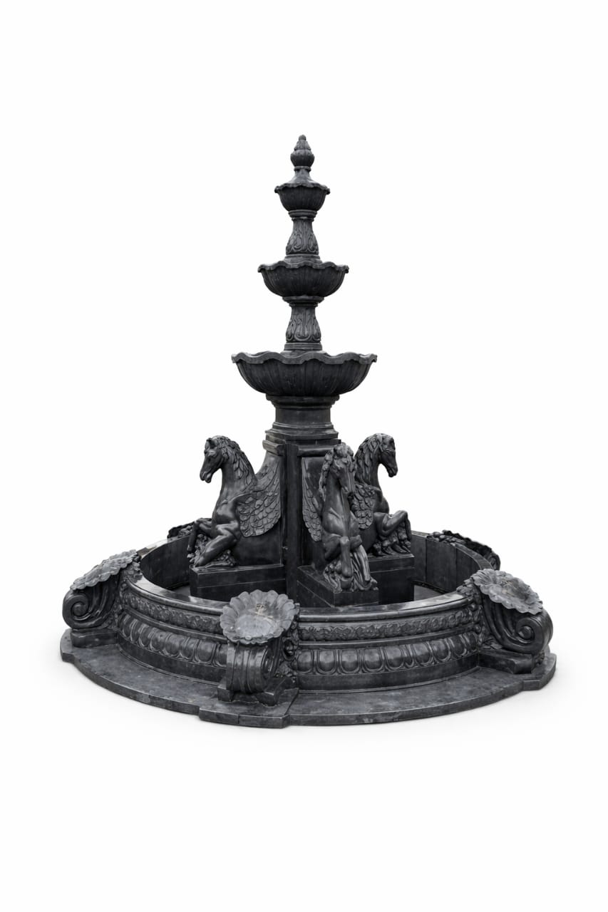 Black Marble Fountain – Imperial Flow