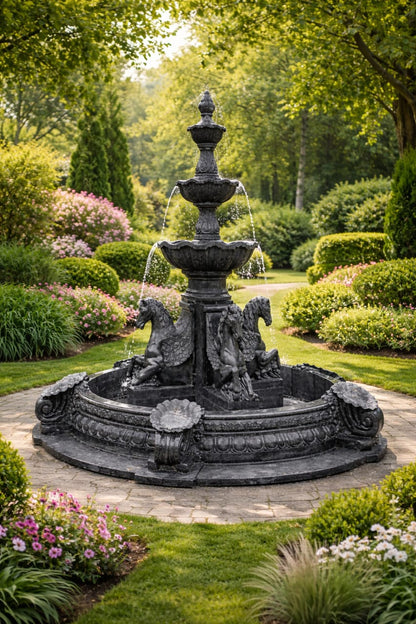 Black Marble Fountain – Imperial Flow